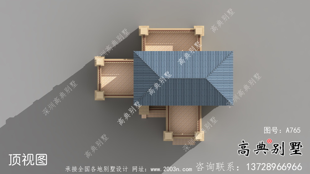 清新四層歐式別墅最新設(shè)計(jì)效果圖紙