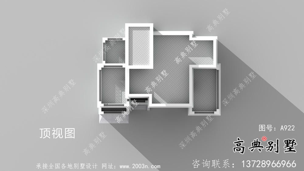 四層復式別墅設計圖大全