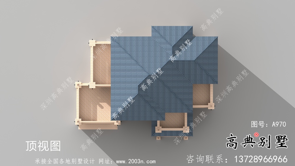 文雅三層歐式別墅設計工程圖紙