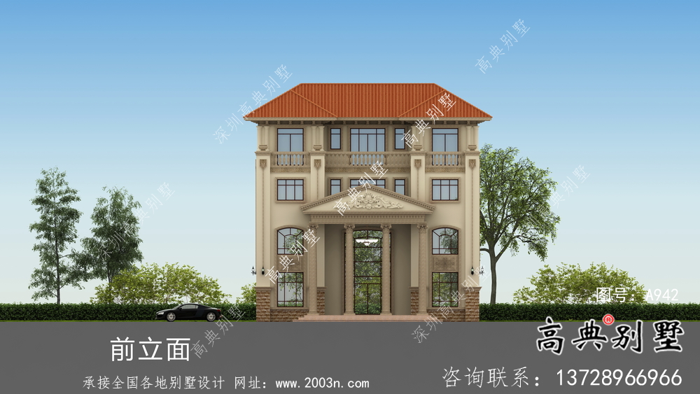 精致型意大利風(fēng)格新農(nóng)村建設(shè)房屋設(shè)計圖