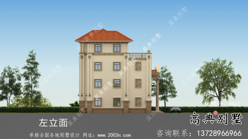 精致型意大利風(fēng)格新農(nóng)村建設(shè)房屋設(shè)計圖