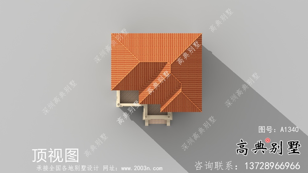 簡(jiǎn)潔大氣三層法式風(fēng)格自建房建筑圖紙