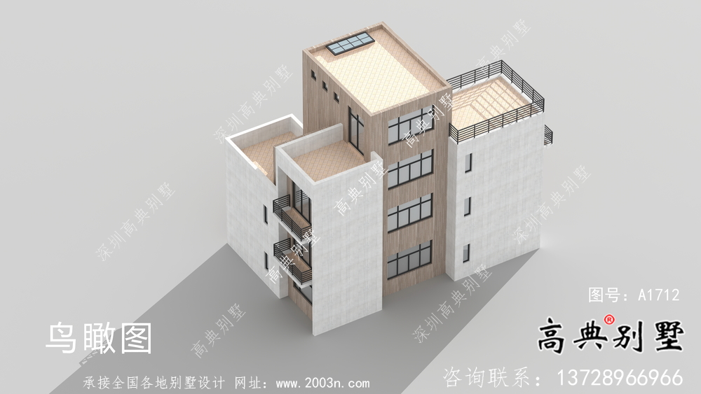 自建三層現(xiàn)代風別墅設(shè)計圖紙及施工圖