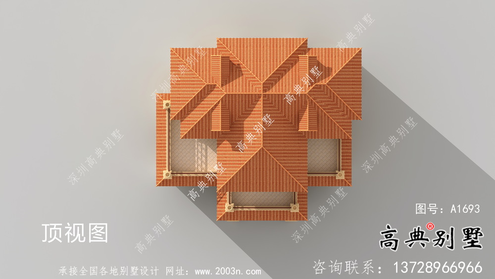 高貴大氣四層歐式別墅設(shè)計圖紙