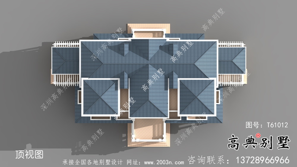 法式風(fēng)格三層大戶型歐式別墅設(shè)計效果圖