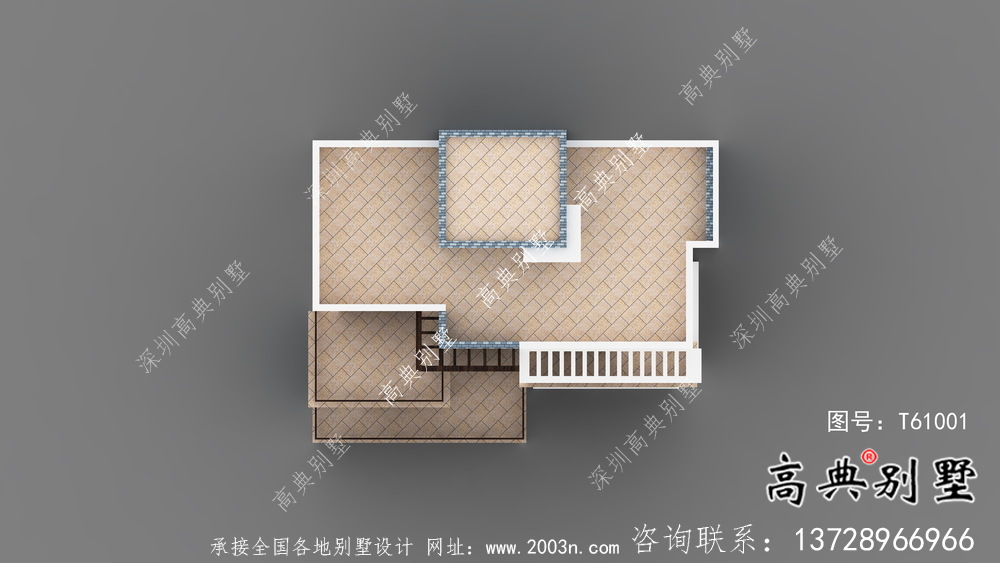 三層現(xiàn)代風(fēng)格別墅建筑設(shè)計(jì)圖