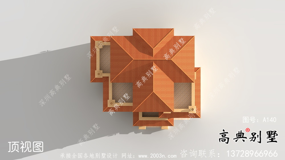 四層帶（車(chē)庫(kù)）意大利風(fēng)別墅設(shè)計(jì)圖紙+效果圖