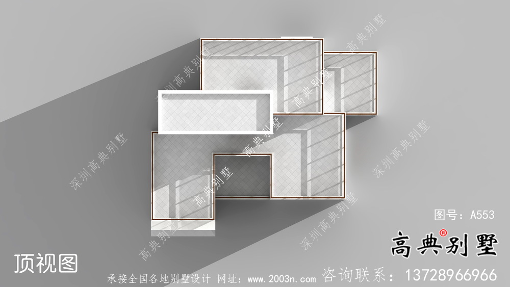 現(xiàn)代簡約風(fēng)四層別墅設(shè)計(jì)圖紙及平面設(shè)計(jì)圖