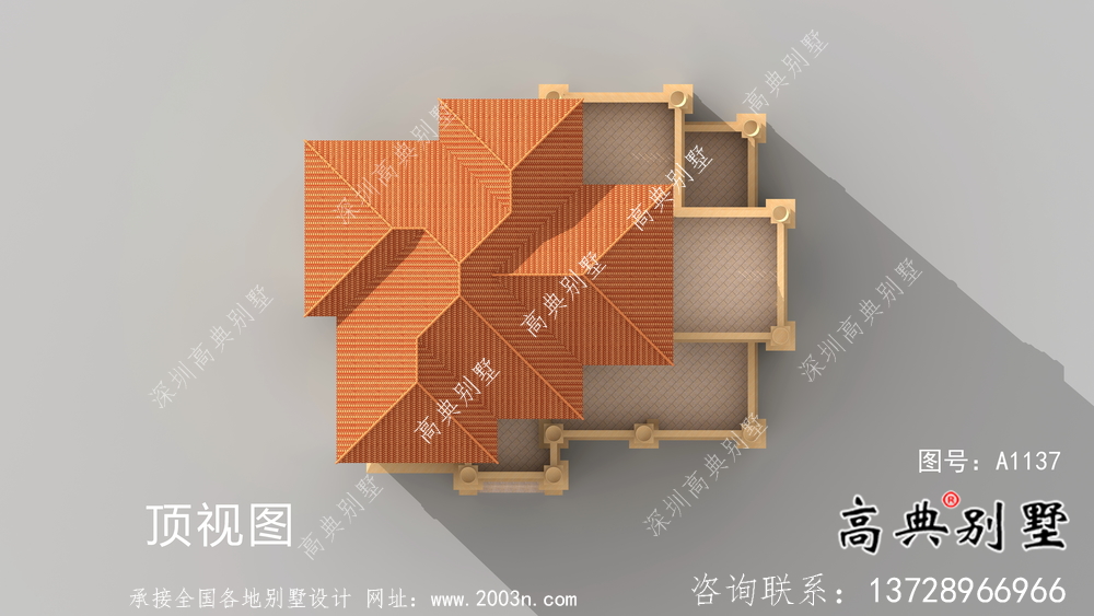 歐式古典四層別墅外觀設(shè)計(jì)效果圖大全