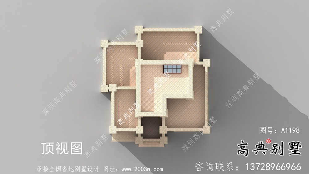 新型最合理的農(nóng)村歐式風格別墅布局圖