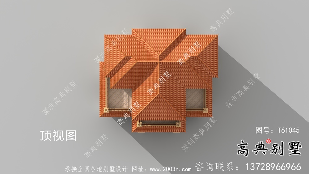 經(jīng)典大方豪華歐式三層別墅設計圖紙