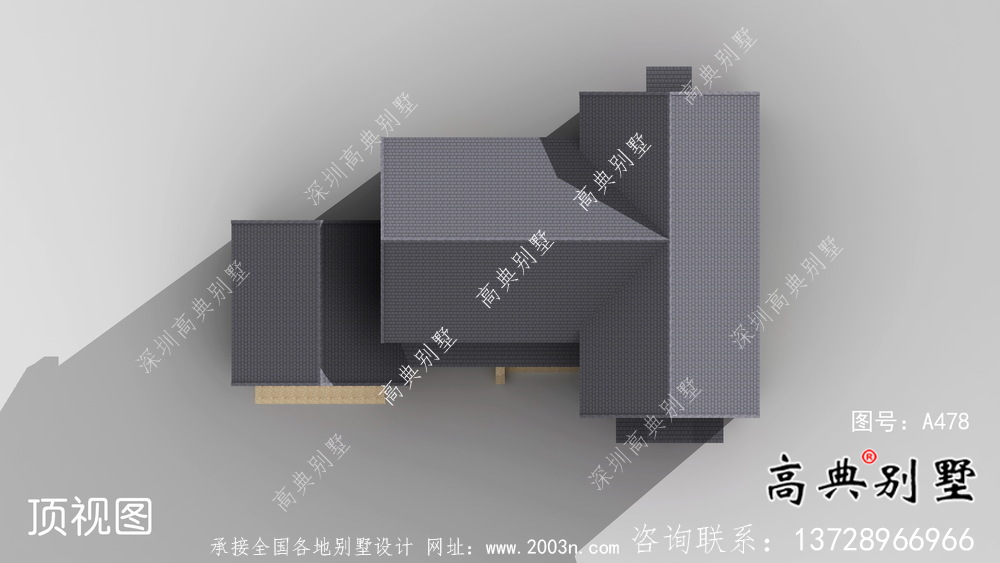 美式簡歐二層別墅設(shè)計效果圖