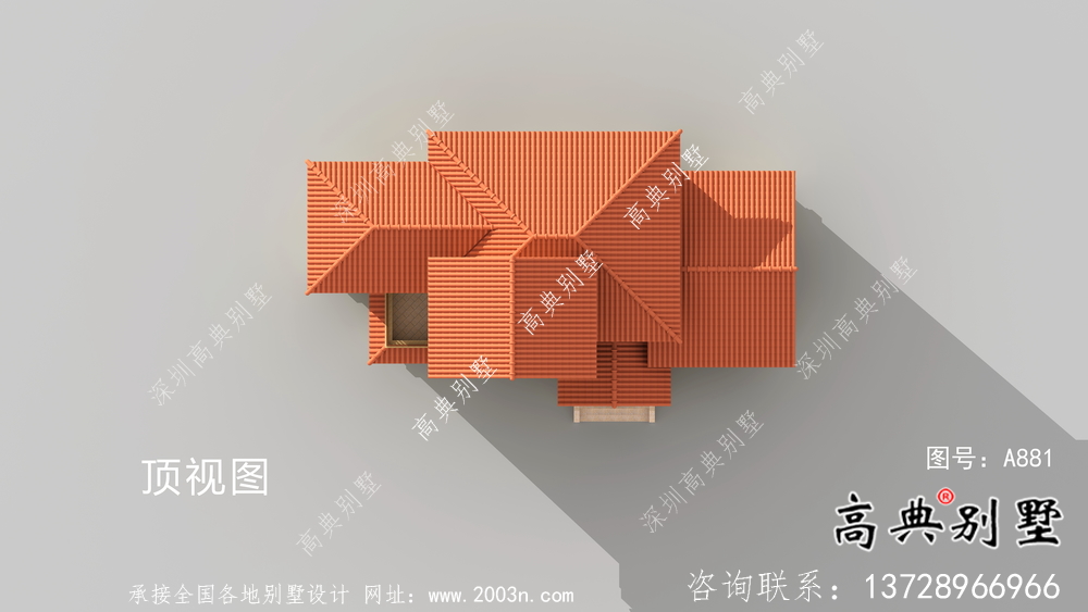 西班牙風(fēng)格二層歐式別墅設(shè)計(jì)全套圖紙