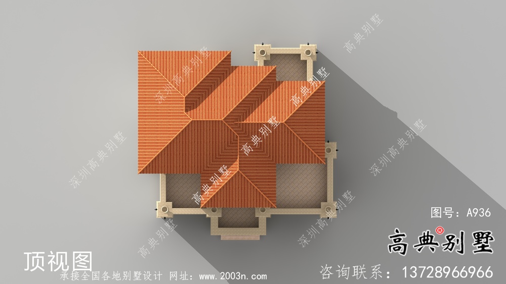 歐式四層別墅設(shè)計圖紙平面圖