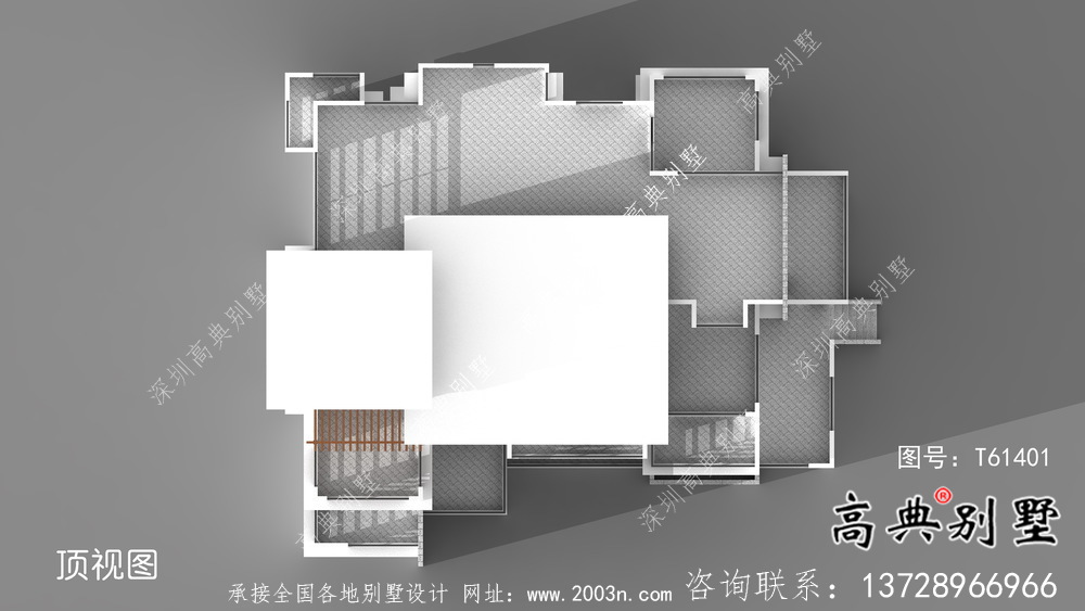 現(xiàn)代風(fēng)格平屋頂簡約別墅設(shè)計(jì)圖