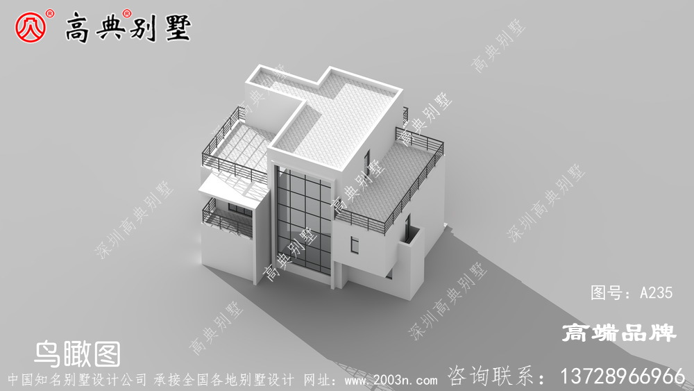 現(xiàn)代三層別墅設(shè)計(jì)圖