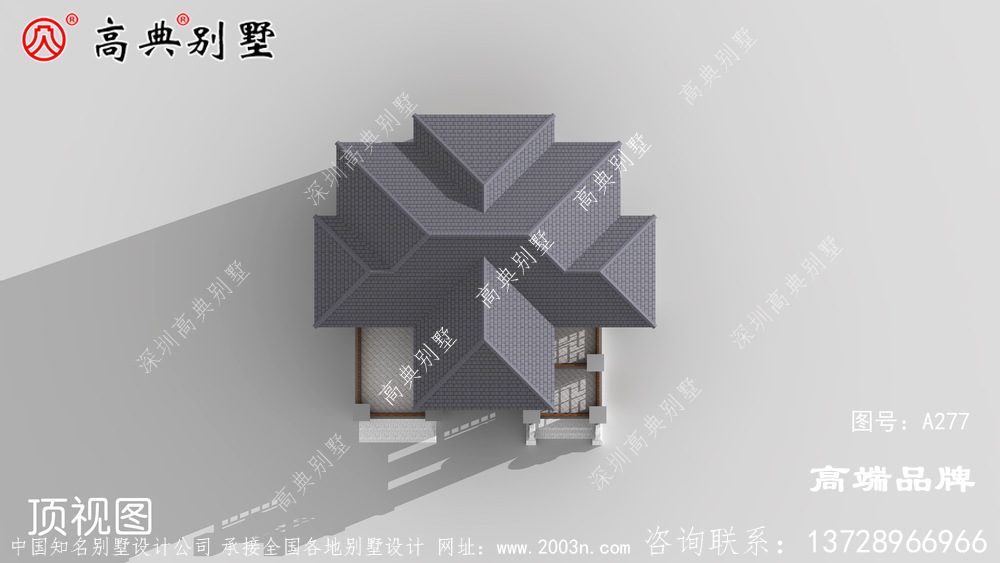 中式別墅建筑設(shè)計(jì)效果圖