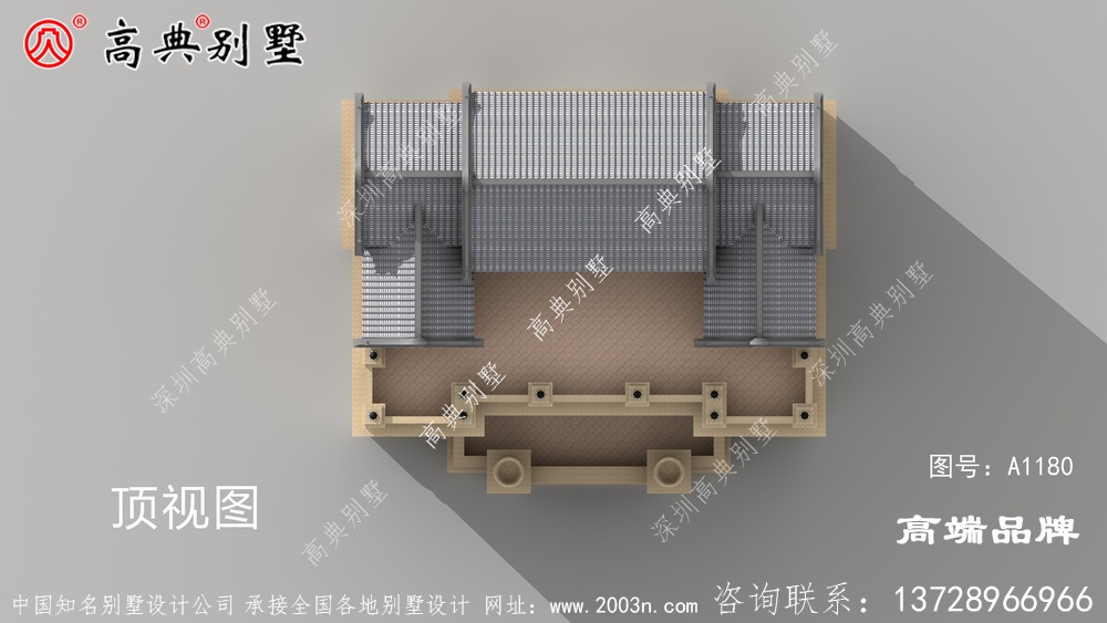 新農(nóng)村中西合璧七層別墅設(shè)計(jì)